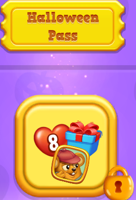 Halloween Pass reward locked